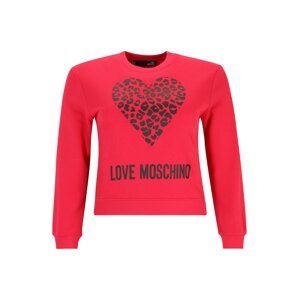 Love Moschino Mikina  červená / čierna