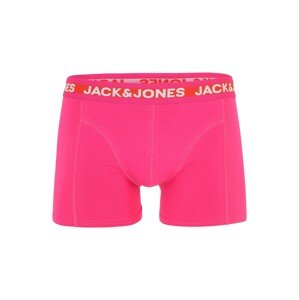 JACK & JONES Boxerky  ružová / červená / biela