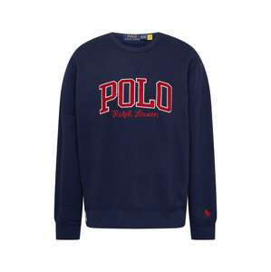 Polo Ralph Lauren Big & Tall Mikina  tmavomodrá / biela / červená