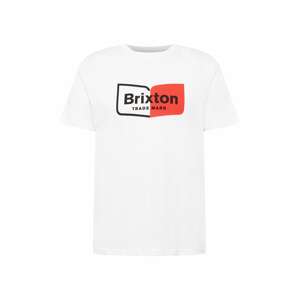 Brixton Tričko 'CHAPTER'  červená / čierna / biela