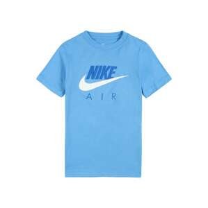Nike Sportswear Tričko  modrá / svetlomodrá / biela