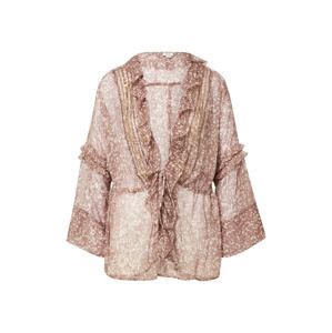 River Island Kimono  béžová / hrdzavohnedá / bronzová