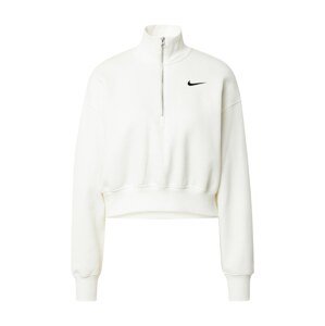 Nike Sportswear Mikina  krémová / čierna