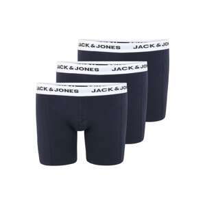 Jack & Jones Plus Boxerky  biela / námornícka modrá