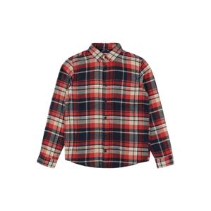 Jack & Jones Junior Košeľa  červená / námornícka modrá / béžová