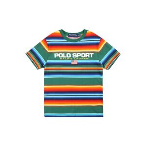 Polo Ralph Lauren Tričko  tmavozelená / tyrkysová / námornícka modrá / červená