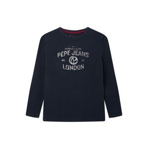 Pepe Jeans Tričko 'Raven'  ultramarínová / biela