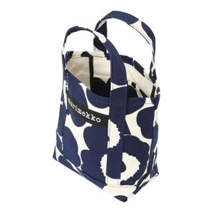 Marimekko Shopper 'Seidi Pieni Unikko'  biela / námornícka modrá