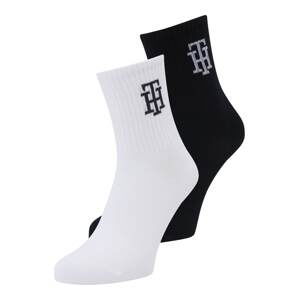 Tommy Hilfiger Underwear Ponožky  biela / čierna
