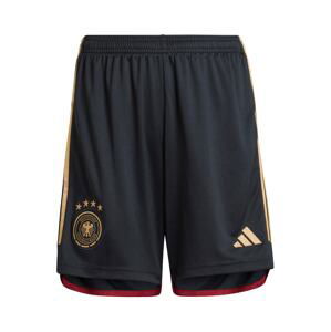 ADIDAS PERFORMANCE Športové nohavice 'DFB 22'  čierna / zlatá / tmavočervená