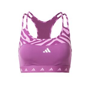 ADIDAS PERFORMANCE Športová podprsenka 'Hyperglam Techfit'  fialová / levanduľová / biela