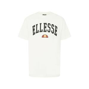 ELLESSE Tričko 'Columbia'  oranžová / červená / čierna / šedobiela