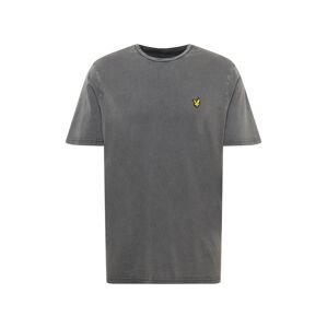 Lyle & Scott Tričko  žltá / tmavosivá / čierna