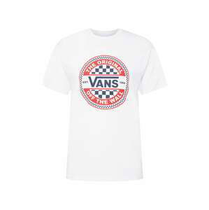 VANS Tričko 'CIRCLE CHECKER'  tmavomodrá / červená / biela