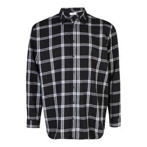 Jack & Jones Plus Košeľa 'CARL'  čierna / biela