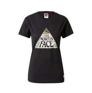 THE NORTH FACE Tričko 'REGRIND'  pastelovo žltá / pastelovo fialová / ružová / čierna