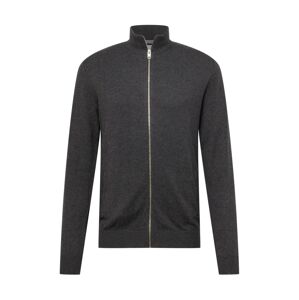 JACK & JONES Kardigán 'EMIL'  tmavosivá