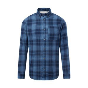 JACK & JONES Košeľa 'OWEN GRINDLE WILLOW'  námornícka modrá / dymovo modrá