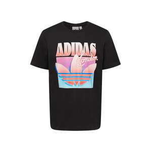 ADIDAS ORIGINALS Tričko  čierna / marhuľová / nebesky modrá / eozín