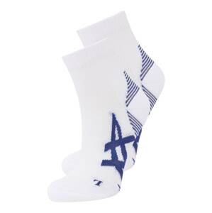ASICS Športové ponožky  biela / modrá