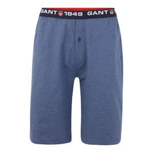 GANT Pyžamové nohavice  námornícka modrá / námornícka modrá / červená / biela