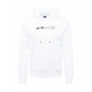 JACK & JONES Mikina 'VISION'  brusnicová / čierna / biela