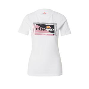 ELLESSE Funkčné tričko 'Ruby'  sivá / ružová / čierna / biela