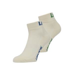 LEVI'S Ponožky  biela ako vlna / zelená / modrá