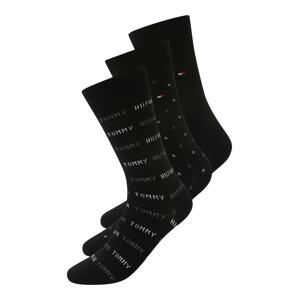Tommy Hilfiger Underwear Ponožky  farby bahna / červená / čierna / biela