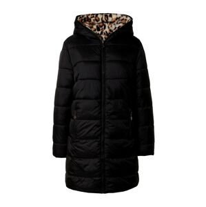 Derhy Zimný kabát 'NEIGE'  čierna / béžová / karamelová