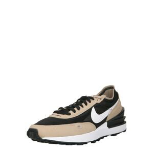 Nike Sportswear Nízke tenisky 'WAFFLE ONE'  béžová / čierna / biela
