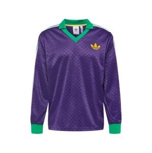 ADIDAS ORIGINALS Tričko  tmavofialová / svetlozelená / žltá / biela