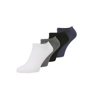 Tommy Hilfiger Underwear Ponožky  biela / čierna / tmavosivá / sivá