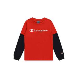 Champion Authentic Athletic Apparel Tričko  tmavomodrá / krvavo červená / biela