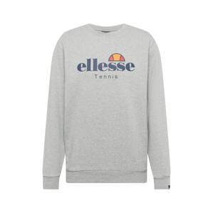 ELLESSE Športová mikina 'Rovescio'  tmavomodrá / sivá melírovaná / oranžová / červená