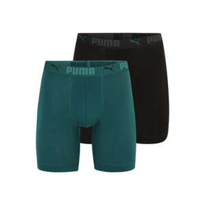 PUMA Boxerky  smaragdová / čierna