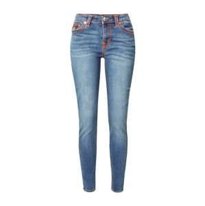 True Religion Džínsy 'HALLE'  modrá denim / oranžová