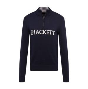Hackett London Sveter  námornícka modrá / biela
