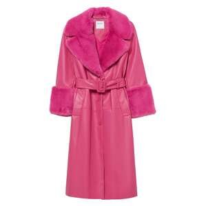 Bershka Prechodný kabát  ružová