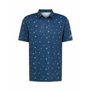 ADIDAS GOLF Funkčné tričko  pastelovo modrá / tmavomodrá / zlatá