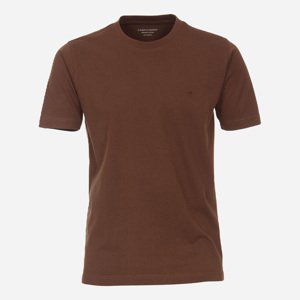 CASAMODA Hnedé bavlnené tričko Veľkosť: XL CASAMODA