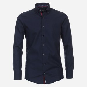 VENTI Tmavomodrá pánska košeľa, Non-iron, Slim fit Veľkosť: 40 (M) VENTI