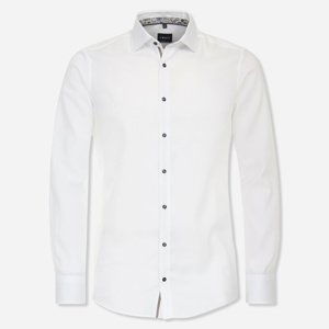 VENTI Biela pánska košeľa, Modern (Slim) fit Veľkosť: 39 (M) VENTI