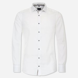 VENTI Biela pánska košeľa, Modern (Slim) fit Veľkosť: 40 (M) VENTI