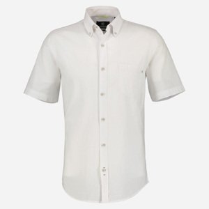 LERROS Biela košeľa z ľanu a bavlny Veľkosť: XL LERROS