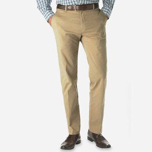 Brook Taverner Béžové Chinos nohavice Veľkosť: 28, Dĺžka nohavíc: Short 30" Brook Taverner