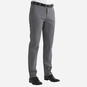 Brook Taverner Sivé Chinos nohavice Veľkosť: 30, Dĺžka nohavíc: Regular 32" Brook Taverner