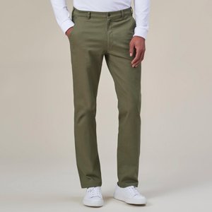 Brook Taverner Olivovo zelené Chinos nohavice Veľkosť: 32, Dĺžka nohavíc: Long 34" Brook Taverner