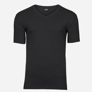 Tee Jays Čierne Stretch Slim fit tričko Veľkosť: M Tee Jays