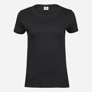 Tee Jays Čierne dámske organické tričko Veľkosť: S Tee Jays